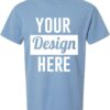 INK STITCH Unisex Gdh100 Custom Deisgn Your Own Printing Logo Texts Photo Pigement-Dyed Summer T-Shirts - Multicolors